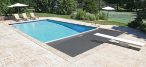 Charcoal automatic pool cover