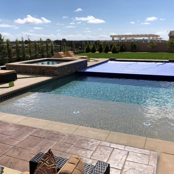 pool and spa cover automatic pool cover over inground pool